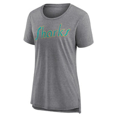 San Jose Sharks Women's Slow Whistle Tri-Blend T-Shirt