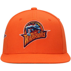 Golden State Warriors Hardwood Classics Snapback Hat sale - Orange | Mitchell & Ness cheap