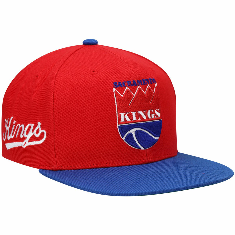 Sacramento Kings Hardwood Classics Snapback Hat - Red/Royal | Mitchell & Ness sale
