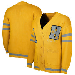 Atlanta Hawks NBA x Keiser Clark No Caller ID Button-Up Cardigan - Yellow/Gray online