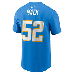 NFL Los Angeles Chargers Khalil Mack Player Name & Number T-Shirt