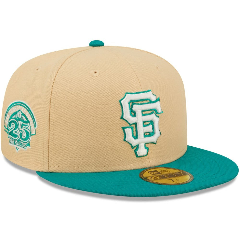 San Francisco Giants Mango Forest 59FIFTY fitted hat - Natural/Teal | New Era
