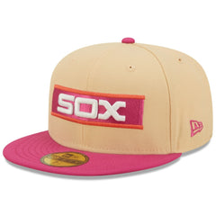 Chicago White Sox 1933 MLB All-Star Game 50th Anniversary Mango Passion 59FIFTY Fitted Hat - Orange/Pink | New Era