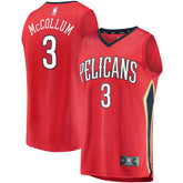 C.J. McCollum New Orleans Pelicans Youth Fast Break Replica Player Jersey Red - Statement Edition | Fanatics for sale