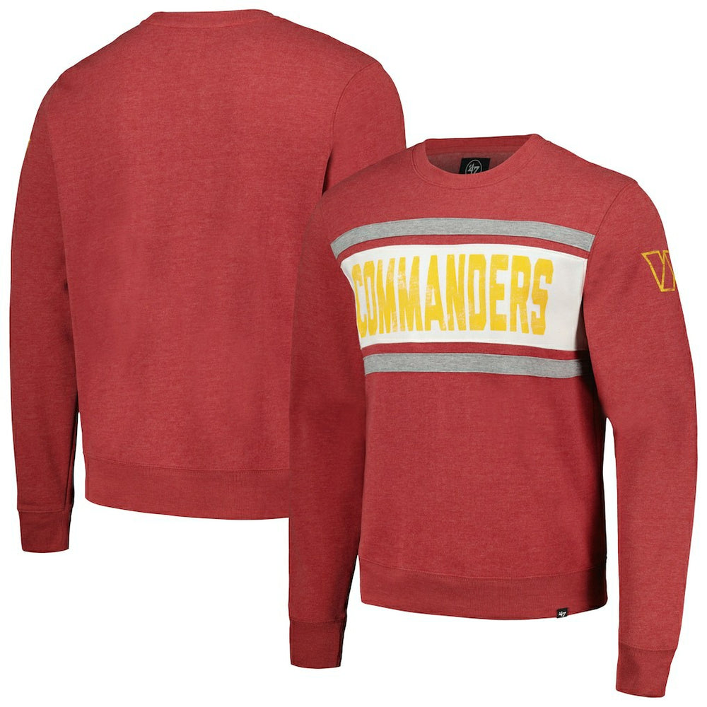 NFL Washington Commanders '47 Bypass Tribeca Pullover Sweatshirt