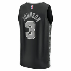 Keldon Johnson San Antonio Spurs Fast Break Replica Player Jersey - Statement Edition - Black | Fanatics cheap