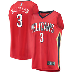 C.J. McCollum New Orleans Pelicans Fast Break Replica Player Jersey - Statement Edition - Red | Fanatics discount
