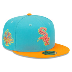 Chicago White Sox Vice Highlighter 59FIFTY Fitted Hat - Blue/Orange | New Era