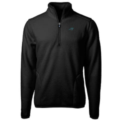 NFL Carolina Panthers Cutter & Buck Big & Tall Cascade Eco Sherpa Fleece Quarter-Zip Pullover Jacket