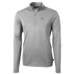 NFL Indianapolis Colts Cutter & Buck Big & Tall Virtue Eco Pique Quarter-Zip Pullover Jacket