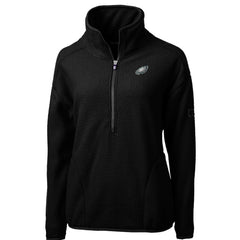 NFL Philadelphia Eagles Cutter & Buck Women's Cascade Eco Sherpa Fleece Half-Zip Pullover Jacket