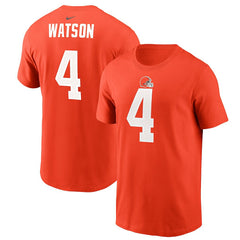 NFL Cleveland Browns Deshaun Watson Player Name & Number T-Shirt