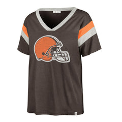 NFL Cleveland Browns '47 Women's Phoenix V-Neck T-Shirt