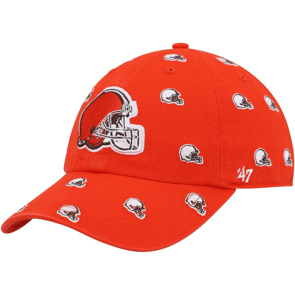 NFL Cleveland Browns '47 Women's Confetti Clean Up Logo Adjustable Hat