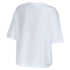 NFL Cleveland Browns WEAR by Erin Andrews Women's Boxy Floral Cropped T-Shirt