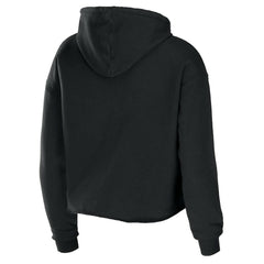NFL Miami Dolphins WEAR by Erin Andrews Women's Cropped Sponge Fleece Pullover Hoodie