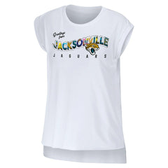 NFL Jacksonville Jaguars WEAR by Erin Andrews Women's Greetings From Muscle T-Shirt