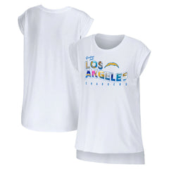 NFL Los Angeles Chargers WEAR by Erin Andrews Women's Greetings From Muscle T-Shirt