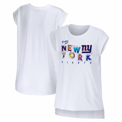 NFL New York Giants WEAR by Erin Andrews Women's Greetings From Muscle T-Shirt