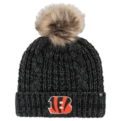 NFL Cincinnati Bengals '47 Women's Meeko Cuffed Knit Hat with Pom