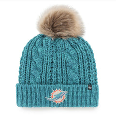 NFL Miami Dolphins '47 Women's Meeko Cuffed Knit Hat with Pom