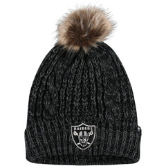 NFL Las Vegas Raiders '47 Women's Meeko Cuffed Knit Hat with Pom