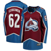Artturi Lehkonen Colorado Avalanche Fanatics Women's Home Breakaway Player Jersey
