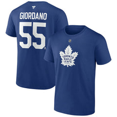 Mark Giordano Toronto Maple Leafs Fanatics Authentic Stack Name & Number T-Shirt