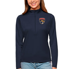 Florida Panthers Antigua Women's Tribute Quarter-Zip Pullover Top