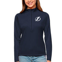 Tampa Bay Lightning Antigua Women's Tribute Quarter-Zip Pullover Top