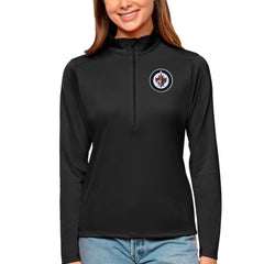 Winnipeg Jets Antigua Women's Tribute Quarter-Zip Pullover Top