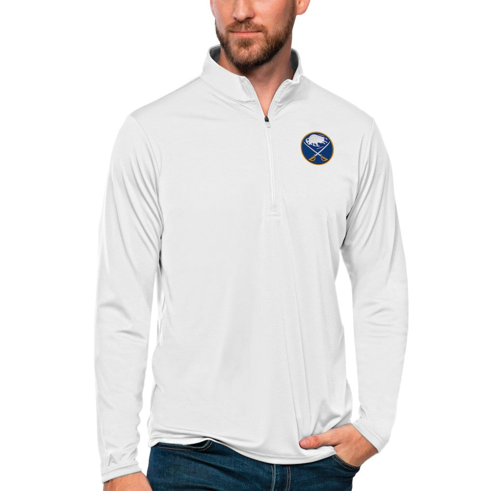 Buffalo Sabres Antigua Tribute Quarter-Zip Pullover Top