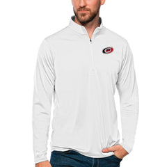 Carolina Hurricanes Antigua Tribute Quarter-Zip Pullover Top