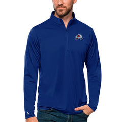 Colorado Avalanche Antigua Tribute Quarter-Zip Pullover Top