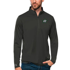 Dallas Stars Antigua Tribute Quarter-Zip Pullover Top