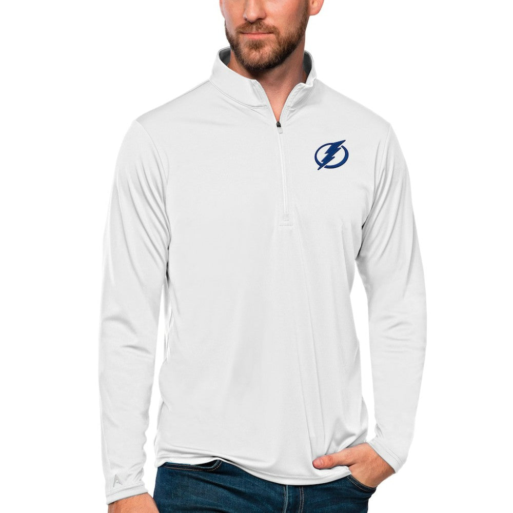 Tampa Bay Lightning Antigua Tribute Quarter-Zip Pullover Top