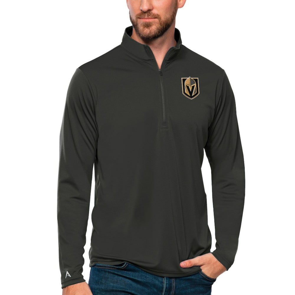 Vegas Golden Knights Antigua Tribute Quarter-Zip Pullover Top