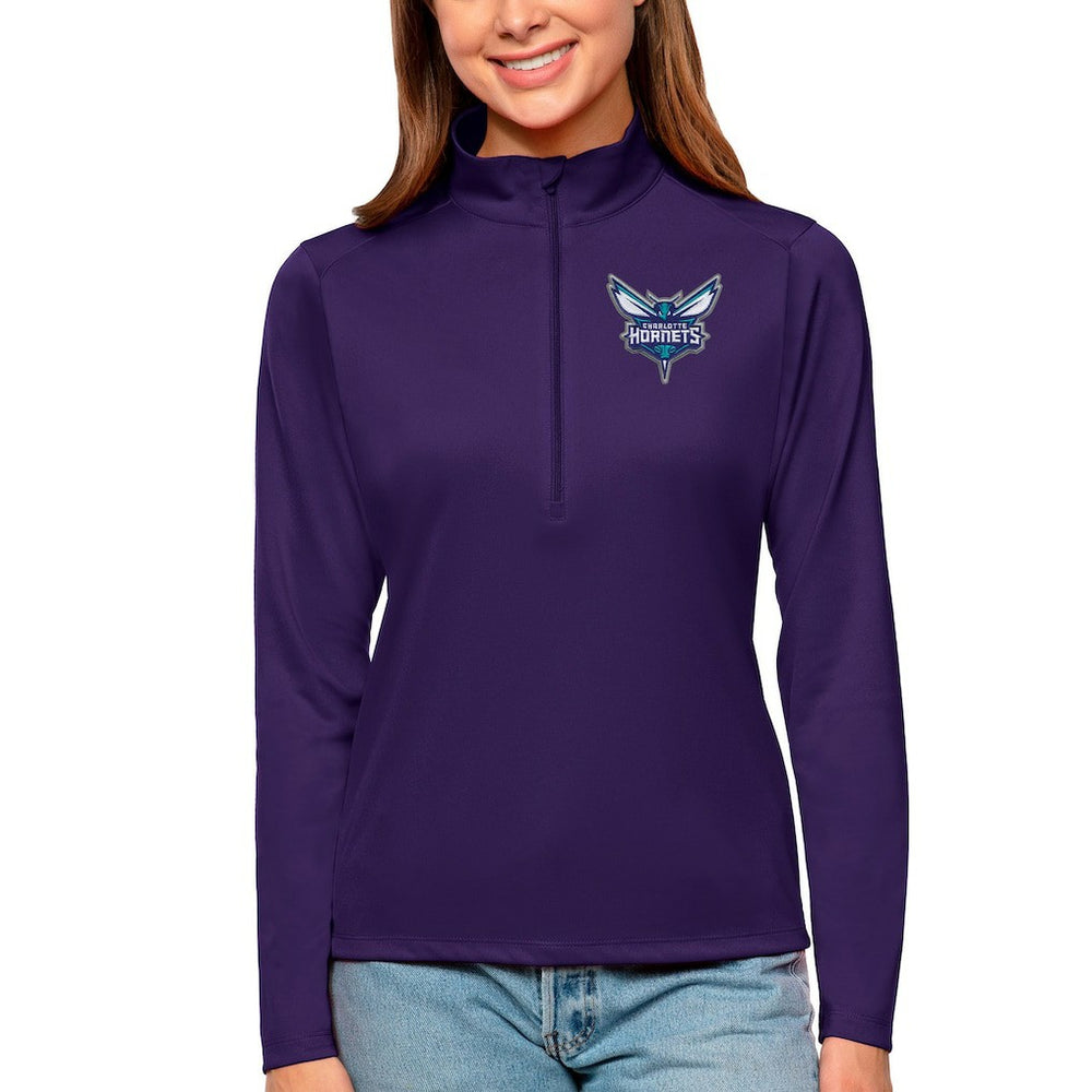 Charlotte Hornets Antigua Women's Tribute Half-Zip Top - Purple online