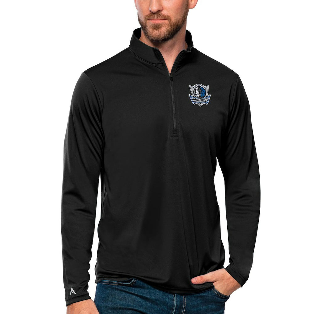 Dallas Mavericks Antigua Tribute Quarter-Zip Pullover Top sale - Black shop
