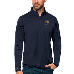 Indiana Pacers Antigua Tribute Quarter-Zip Pullover Top - Navy shop