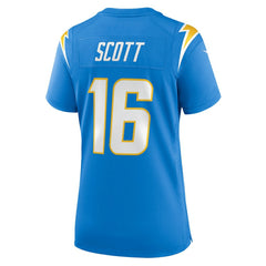 NFL Los Angeles Chargers JK Scott Women's Game Jersey