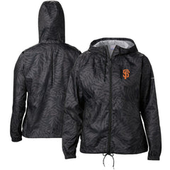 San Francisco Giants Women's Flash Forward Full-Zip Windbreaker Jacket - Black | Columbia