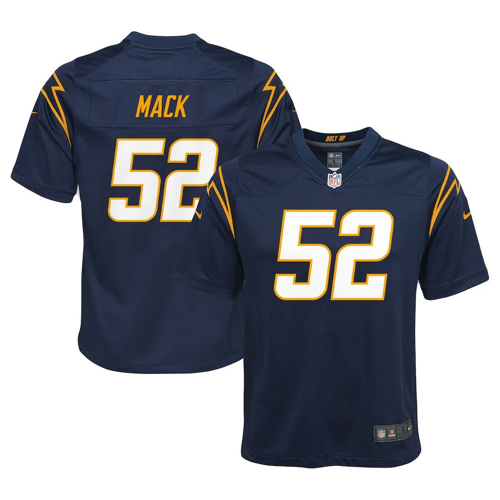 NFL Los Angeles Chargers Khalil Mack Youth Game Jersey