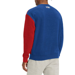 Philadelphia 76ers Tommy Jeans Keith Split Pullover Sweatshirt - Red/Royal sale