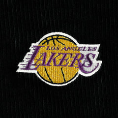 Los Angeles Lakers Touch Women's End Line Velour Pullover Hoodie - Black on sale