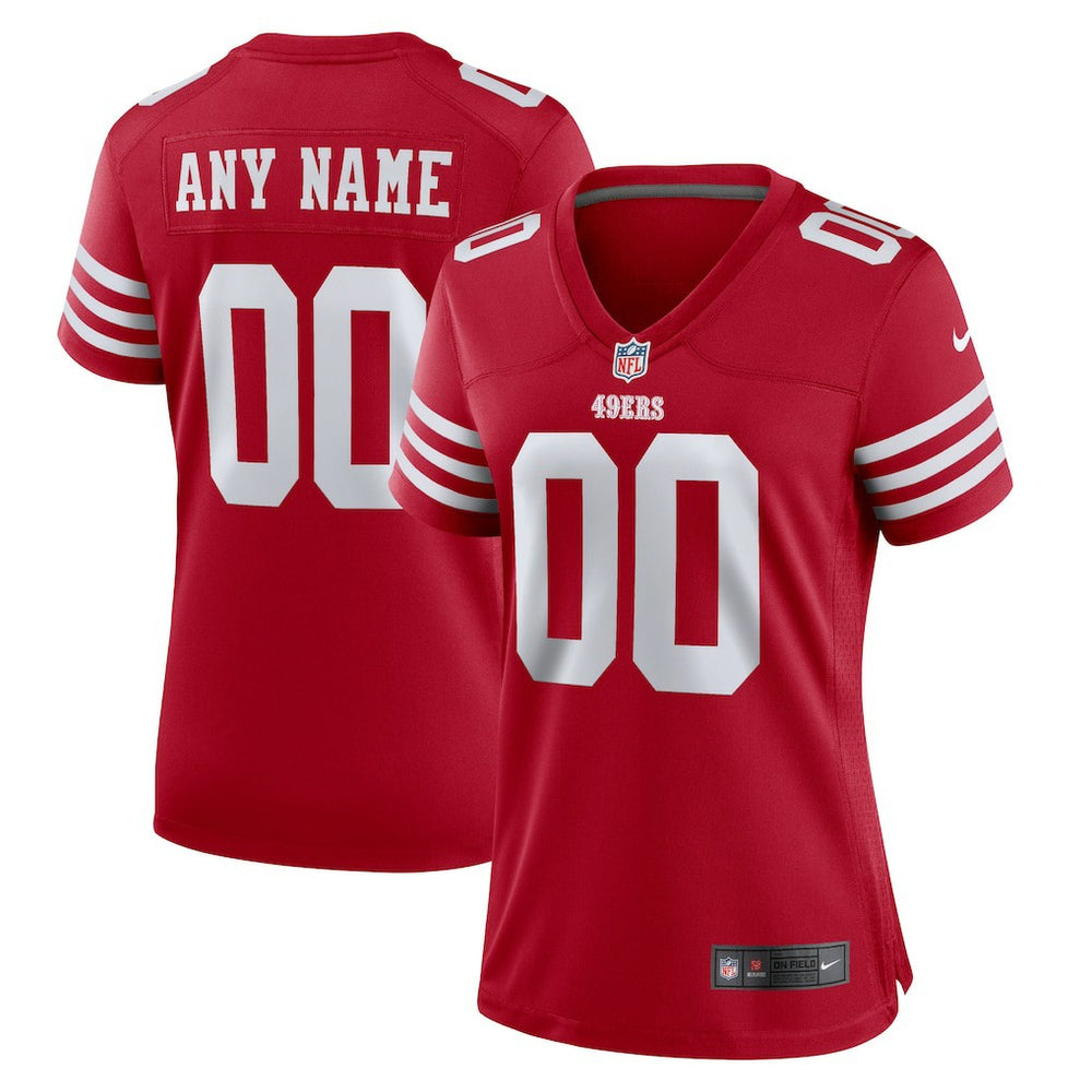 NFL San Francisco 49ers Women's Game Custom Jersey