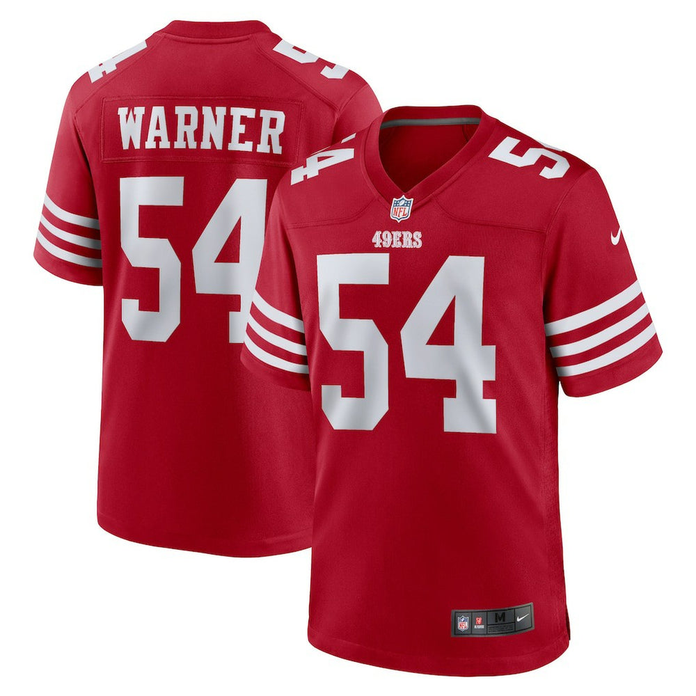 NFL San Francisco 49ers Fred Warner Player Game Jersey