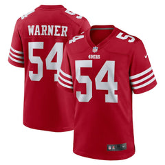 NFL San Francisco 49ers Fred Warner Player Game Jersey