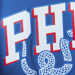 Philadelphia 76ers Pro Standard Men's Mesh Capsule Taping T-Shirt - Royal/Red shop