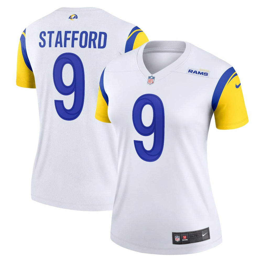 NFL Los Angeles Rams Matthew Stafford Women's Alternate Legend Player Performance Top